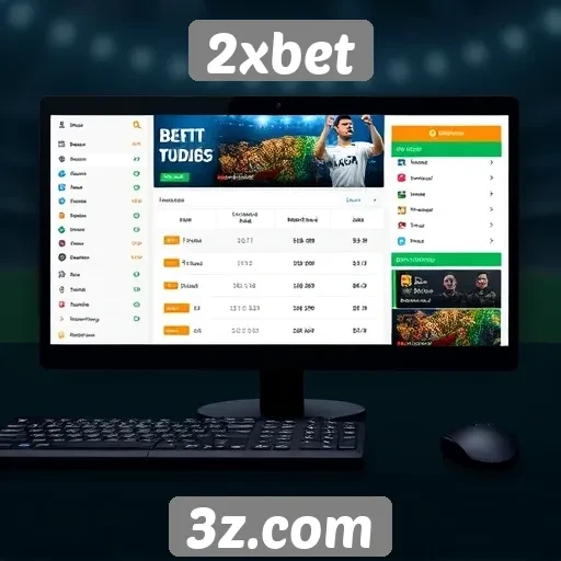 Análise da interface do usuário no site 2xbet
